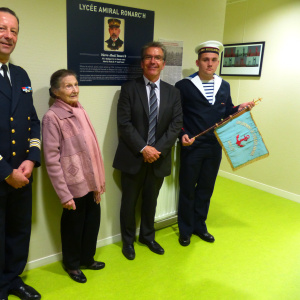 Mme Roy et le commandant Rullier
