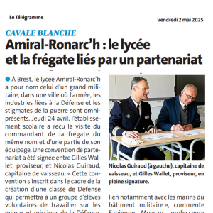 Convention Frégate Amiral Ronarc'h