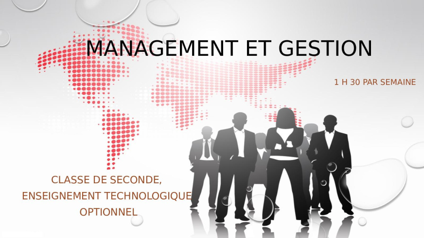management et gestion
